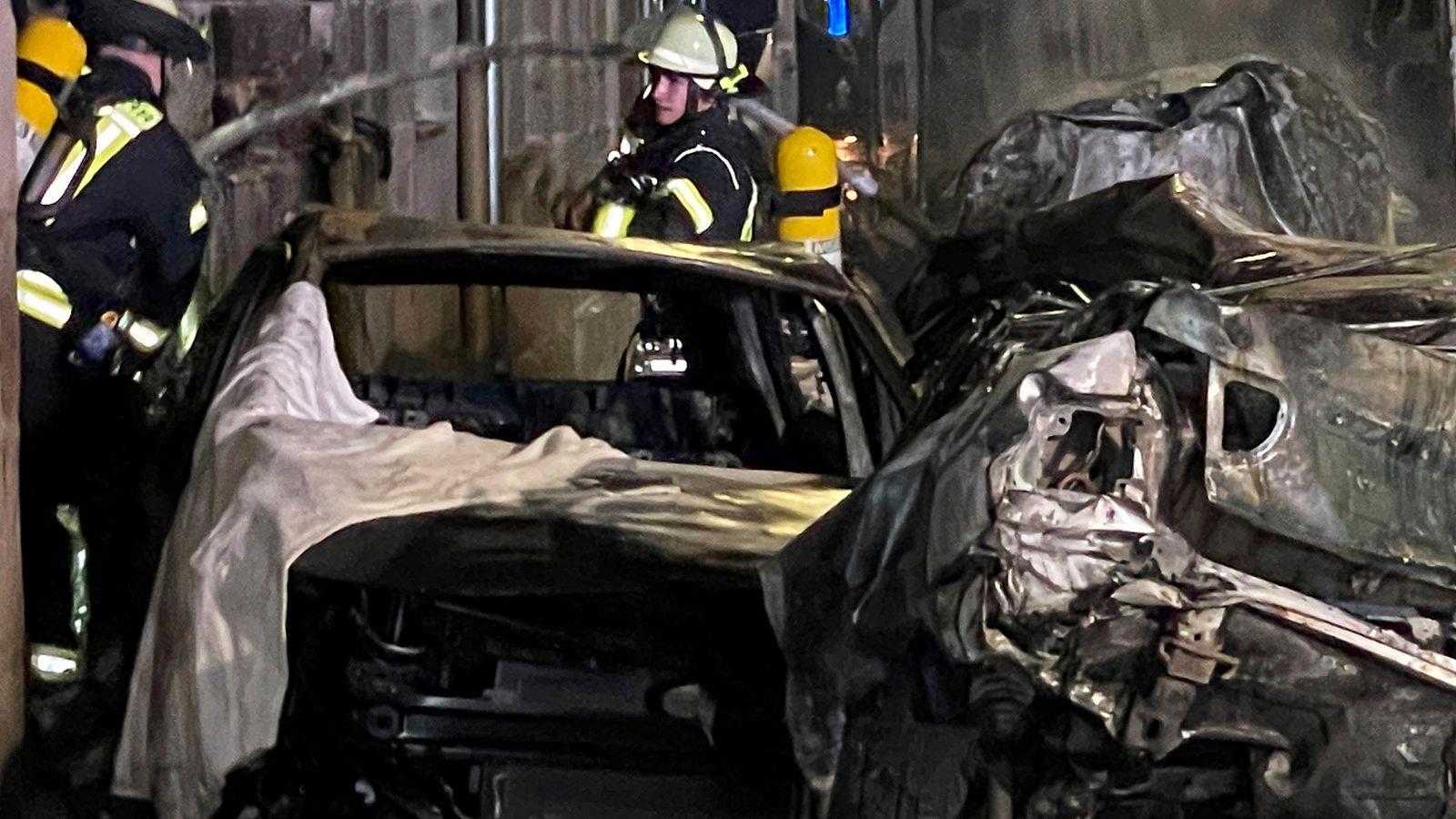 تصادم 31 سيارة واحتراق منزل في المانيا بسبب سائق مخمور